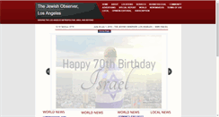 Desktop Screenshot of jewishobserver-la.com